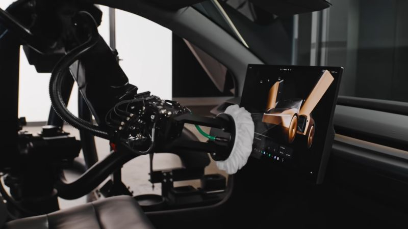 Tesla запустит беспилотные такси с роботами для уборки салона Tesla запустит беспилотные такси с роботами для уборки салона