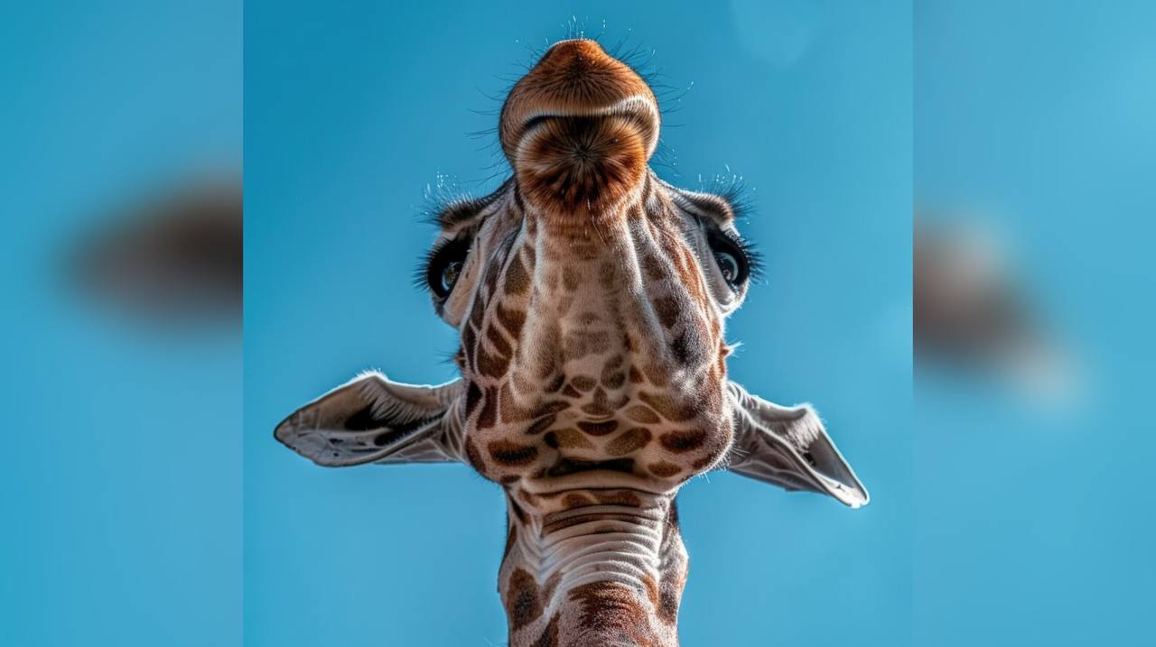 Посмотрите на необычного жирафа: он болен редким вирусом