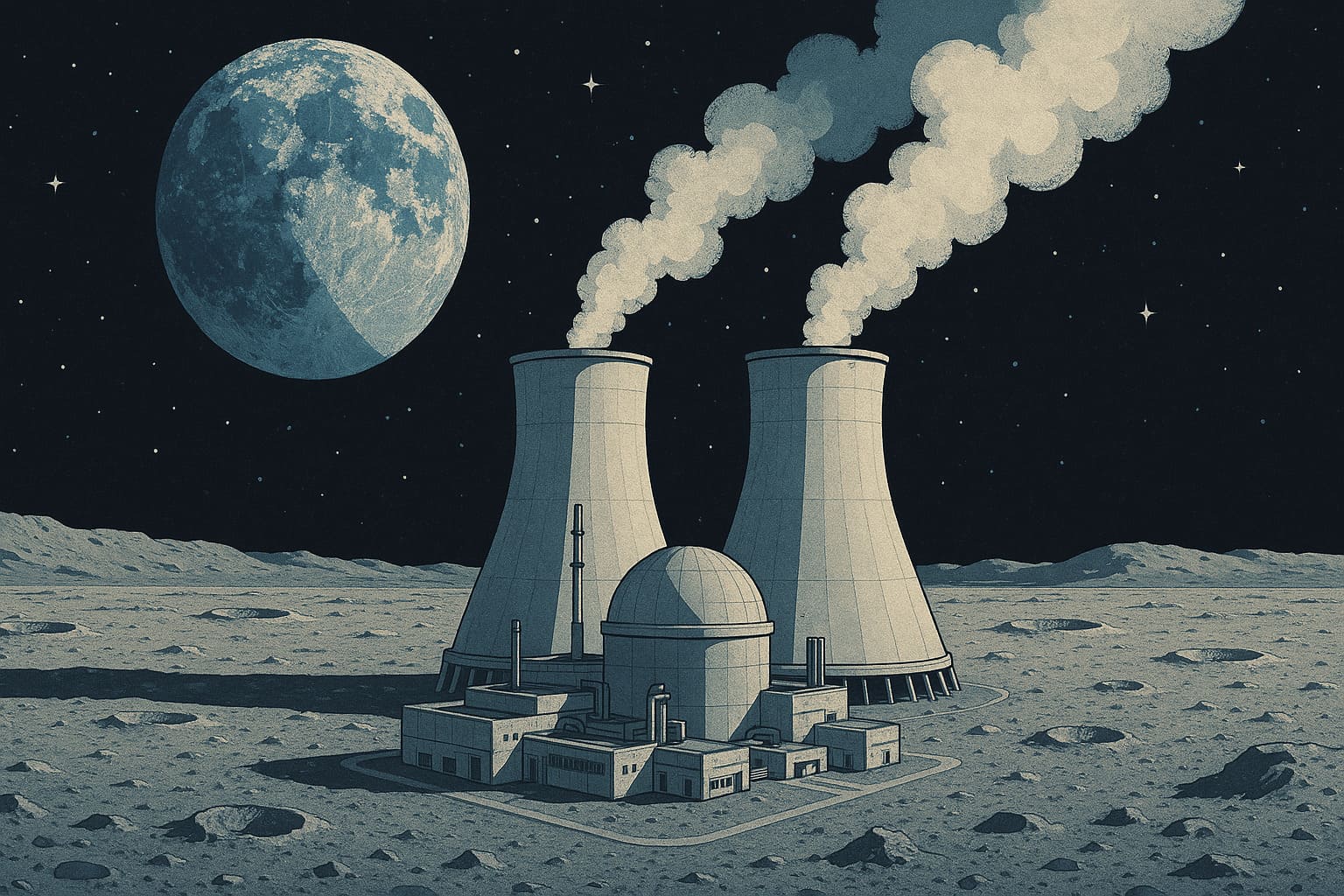 В России разработали проект строительства атомной электростанции на Луне
