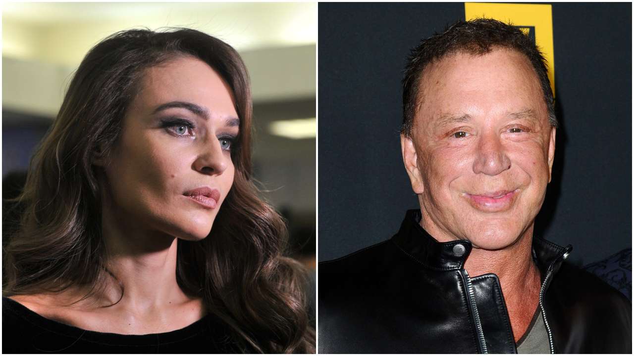 «Всю облапал»: 72-летний Микки Рурк и Алена Водонаева попали на видео в пикантный момент